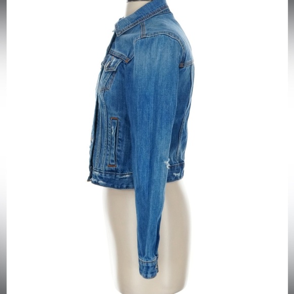 Abercrombie & Fitch Blue Jean Jacket - Picture 10 of 12